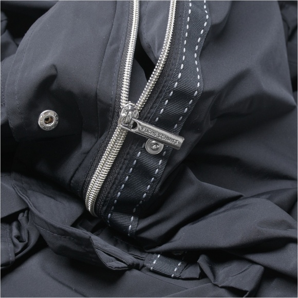 FUCHS SCHMITT Navy Zipper Trench Coat Outdoor Jacket Size UK 16 - Picture 13 of 13